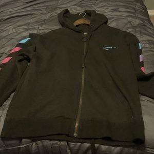 Off white gradient hoodie